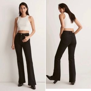Madewell Black Flare Jeans
